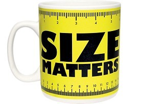 ספל קפה ענק Size Matters