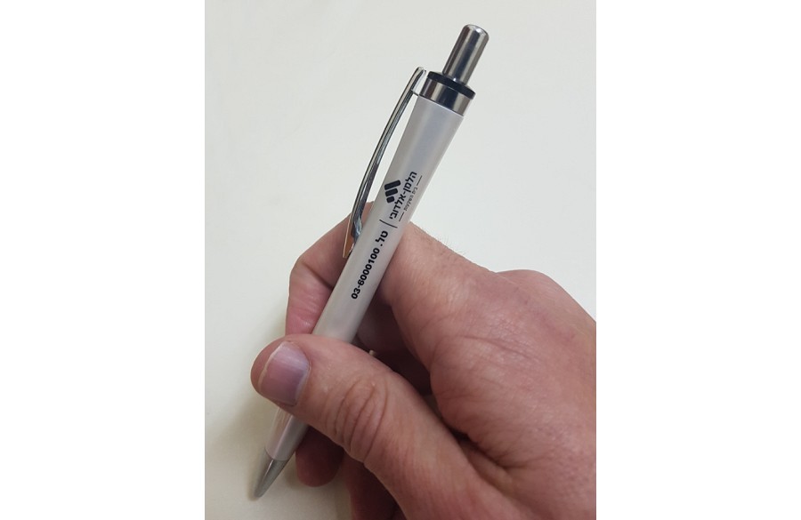 עט פלסטיק סופט ממותג (לקוח: הלמן-אלדובי)