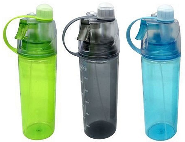 בקבוק ספורט עם מתיז מים - מגוון צבעים