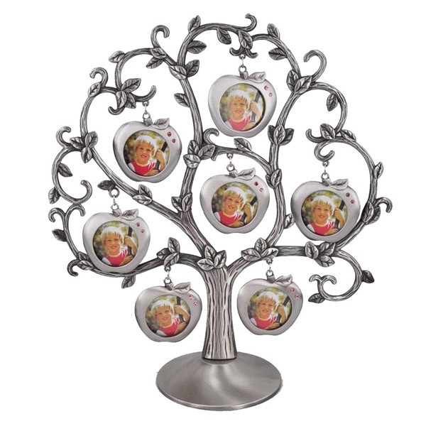 עץ משפחה - 7 מסגרות לתמונות מעוצבות כעץ תפוחים